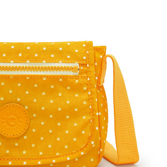 Yellow Kipling Sabian Classic Printed Crossbody Mini Bag | 259160RDG