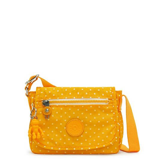 Yellow Kipling Sabian Classic Printed Crossbody Mini Bag | 259160RDG